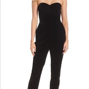 Adelyn Rae Hayden Velvet Jumpsuit